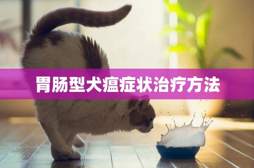 胃肠型犬瘟症状治疗方法