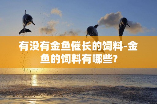 有没有金鱼催长的饲料-金鱼的饲料有哪些?