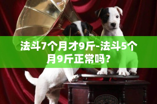 法斗7个月才9斤-法斗5个月9斤正常吗？