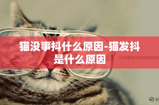 猫没事抖什么原因-猫发抖是什么原因