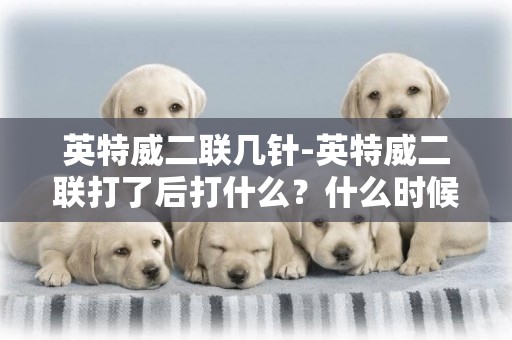 英特威二联几针-英特威二联打了后打什么？什么时候打？