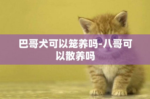 巴哥犬可以笼养吗-八哥可以散养吗