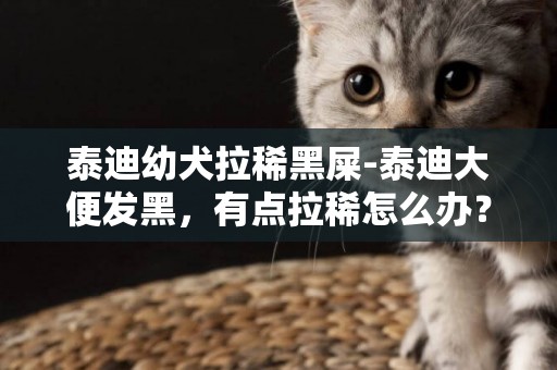 泰迪幼犬拉稀黑屎-泰迪大便发黑，有点拉稀怎么办？