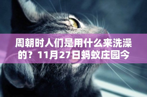 周朝时人们是用什么来洗澡的？11月27日蚂蚁庄园今日答题答案最新汇总 